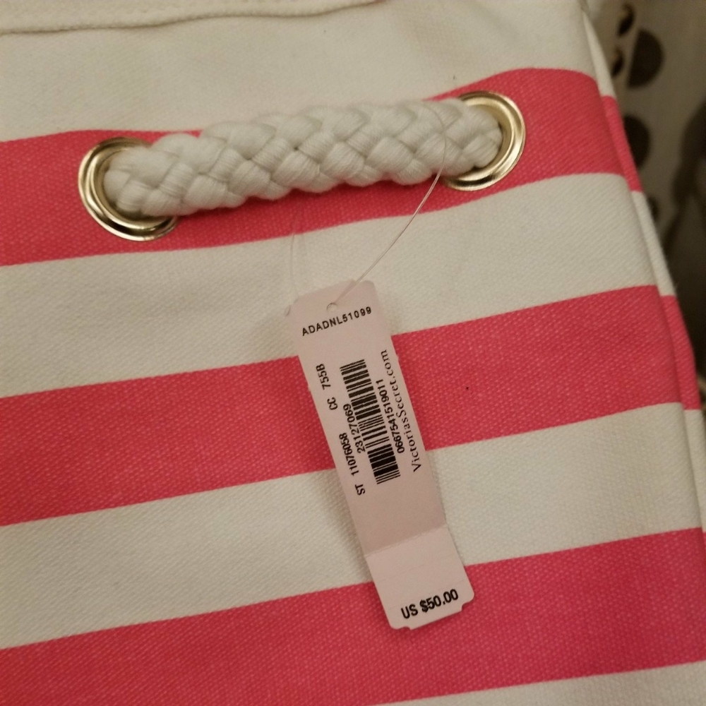 Victoria Secret sailor style tote bag - Picture 2 of 3